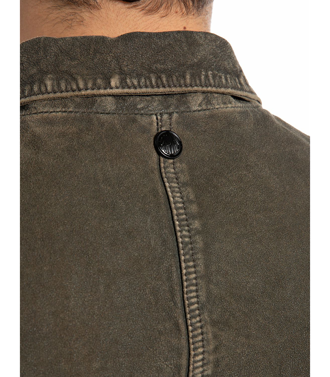 ヴィンテージ ウォッシュゴートスウェードジャケット 詳細画像 グレー 7